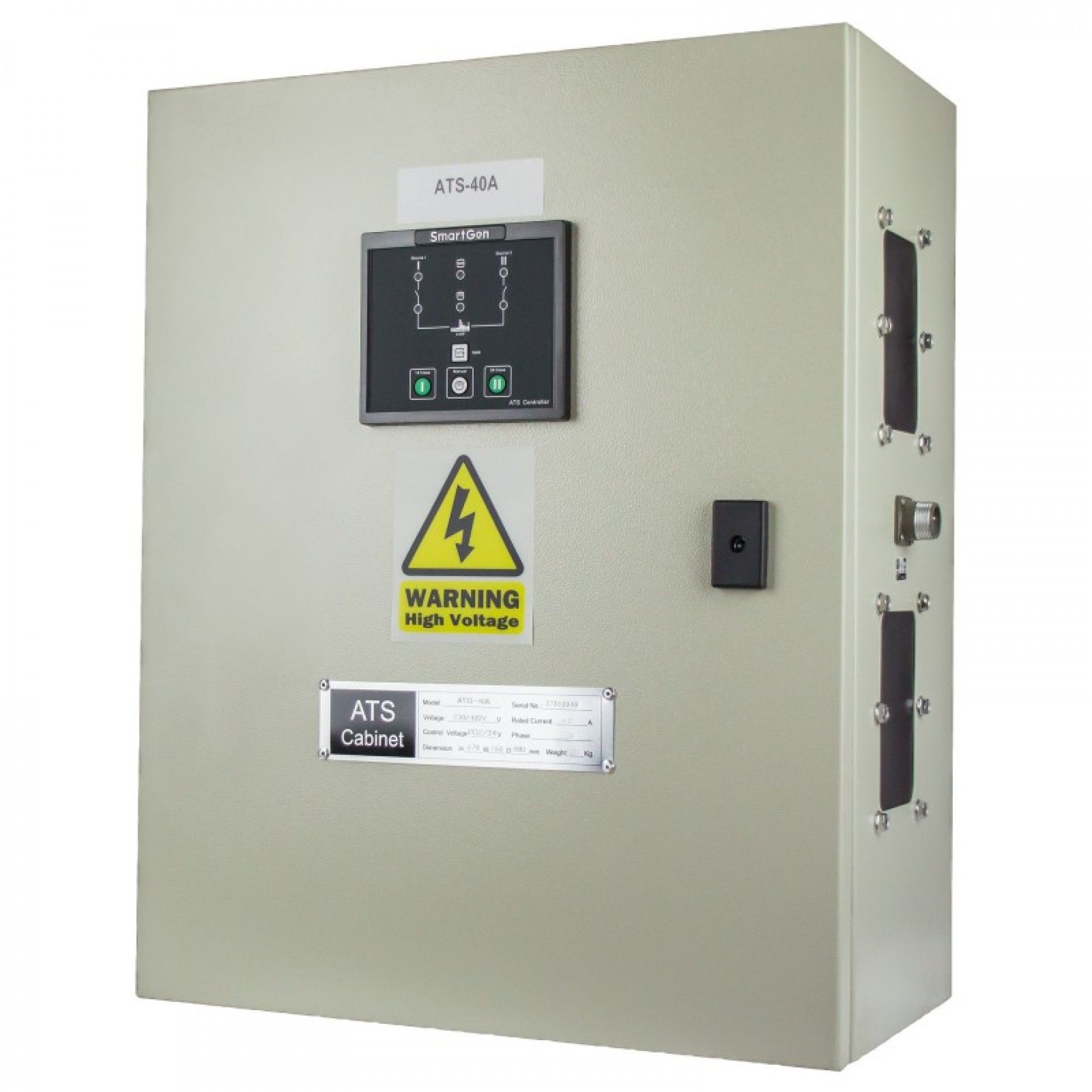 Quadro ATS p/geradores 1500rpm 100A trifásico refª ATS1-100A Hyundai