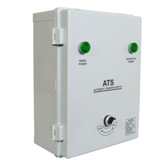 Quadro ATS p/geradores 3000rpm 80A 18.4KW monofásico refª AC-ATS-W-50A-1 Hyundai Quadro ATS p/geradores 3000rpm 80A 18.4KW monofásico refª AC-ATS-W-50A-1 Hyundai
