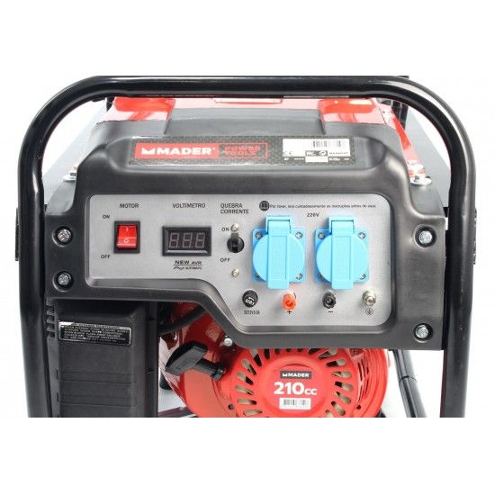 Gerador Monofsico, AVR, 3.0KvA [63610]+ leo 1L 10W40 [25203] MADER