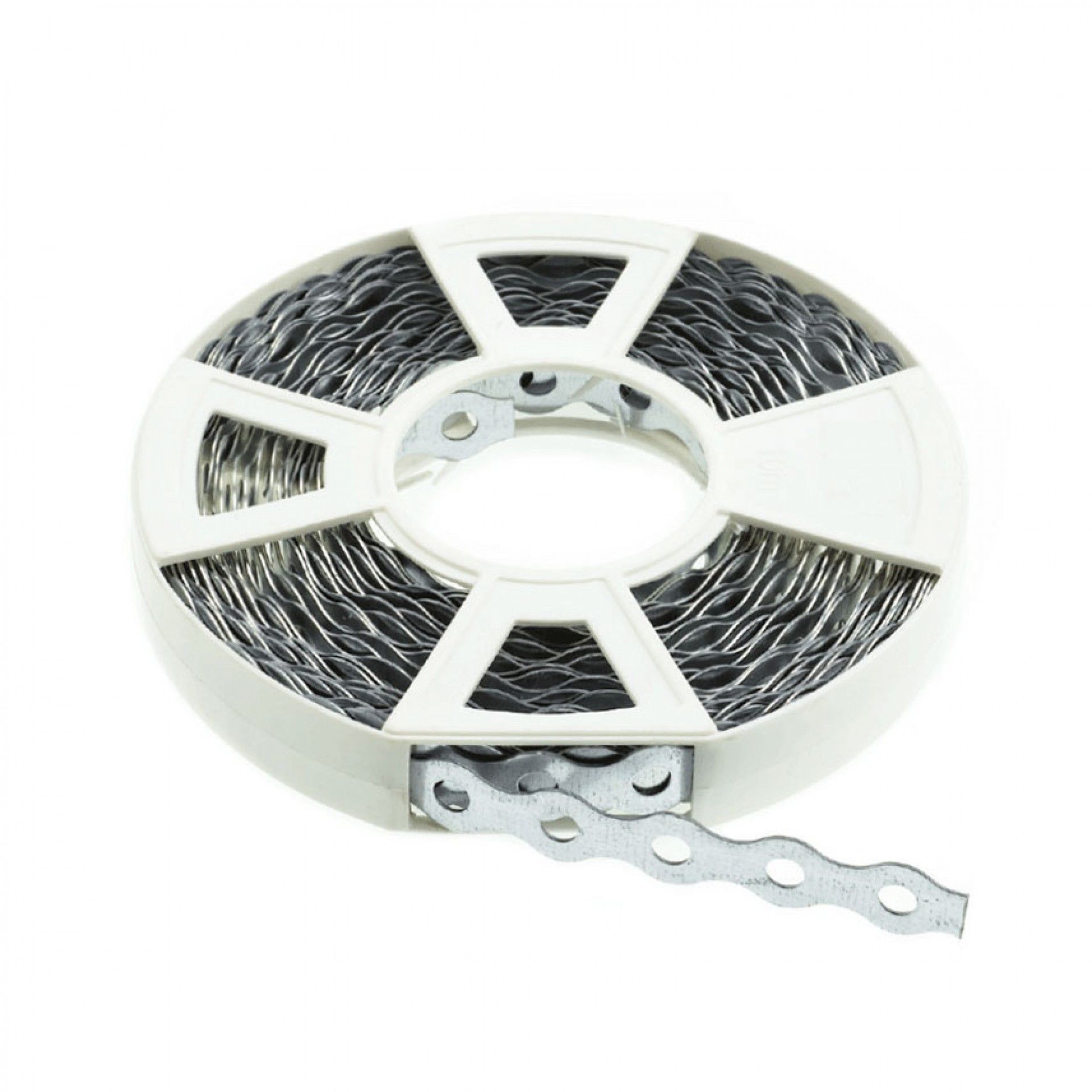 Cinta metálica perfurada 0.8x12 (10m)