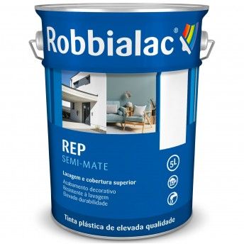 Tinta REP semi-mate branco 15L ref 064 ROBBIALAC