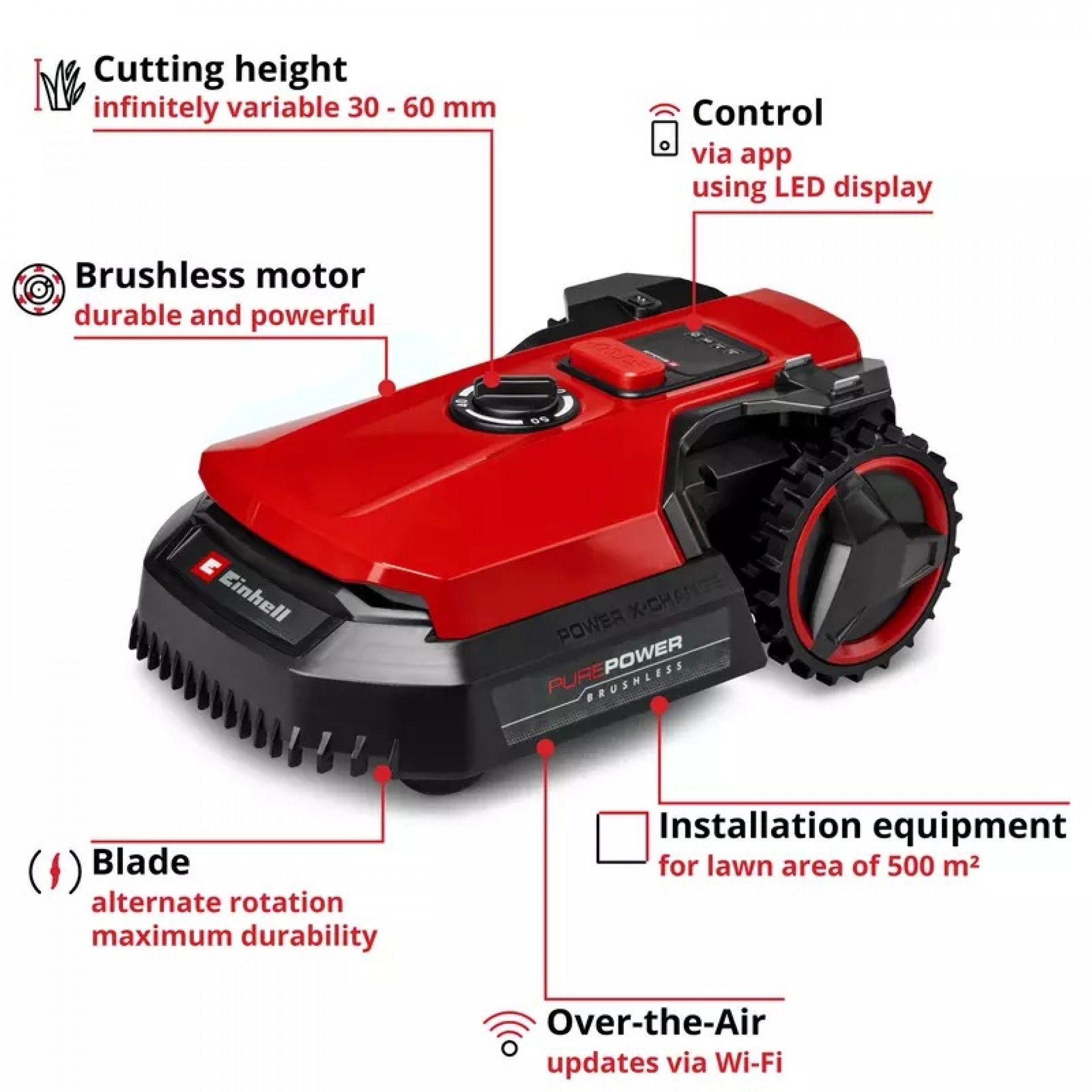 Robot Lawn Mower FREELEXO 500 refª 3413935 EINHELL
