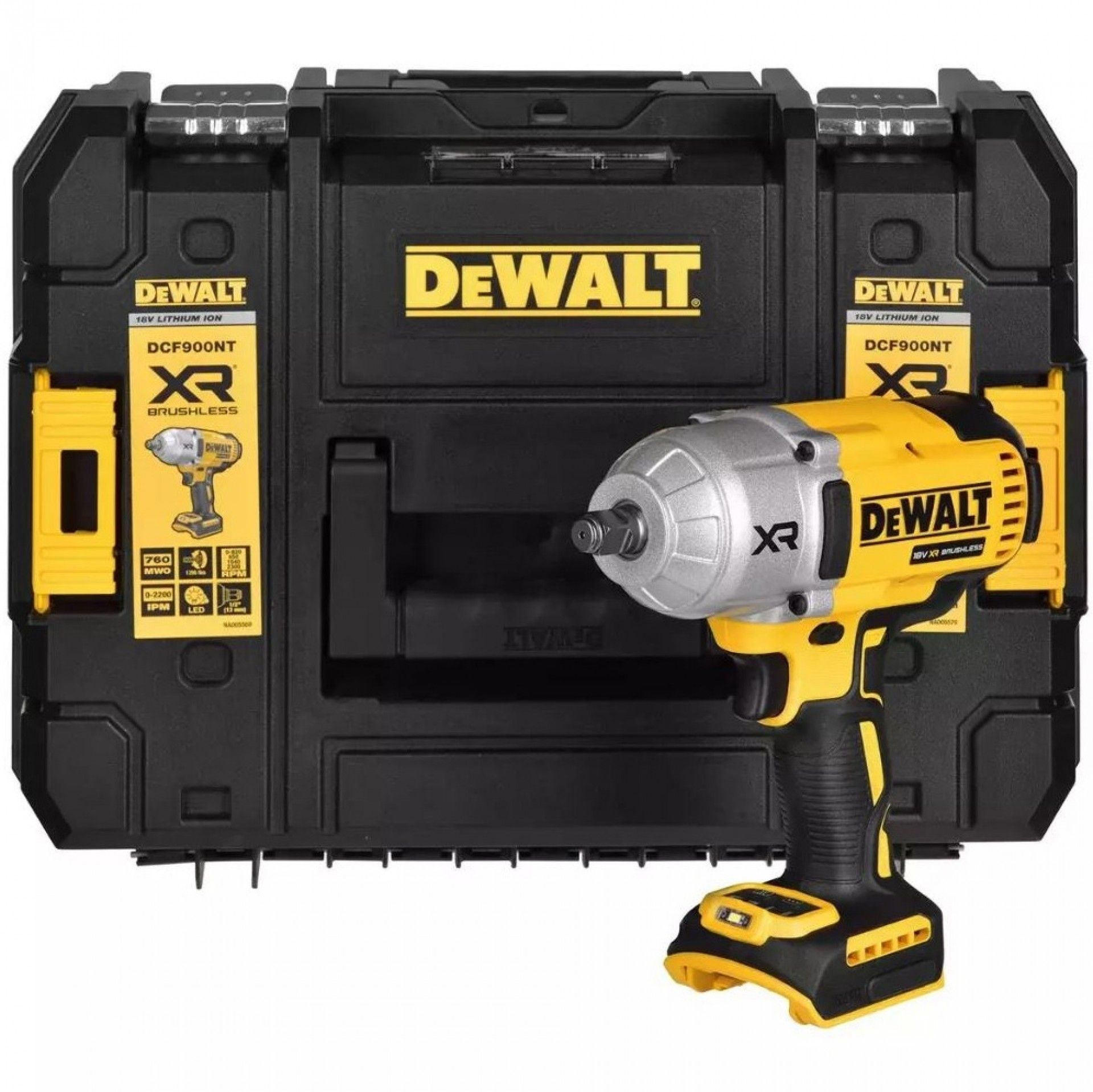 Chave de Impacto sem escovas XR 18V Li-Ion refª DCF900NT-XJ DEWALT