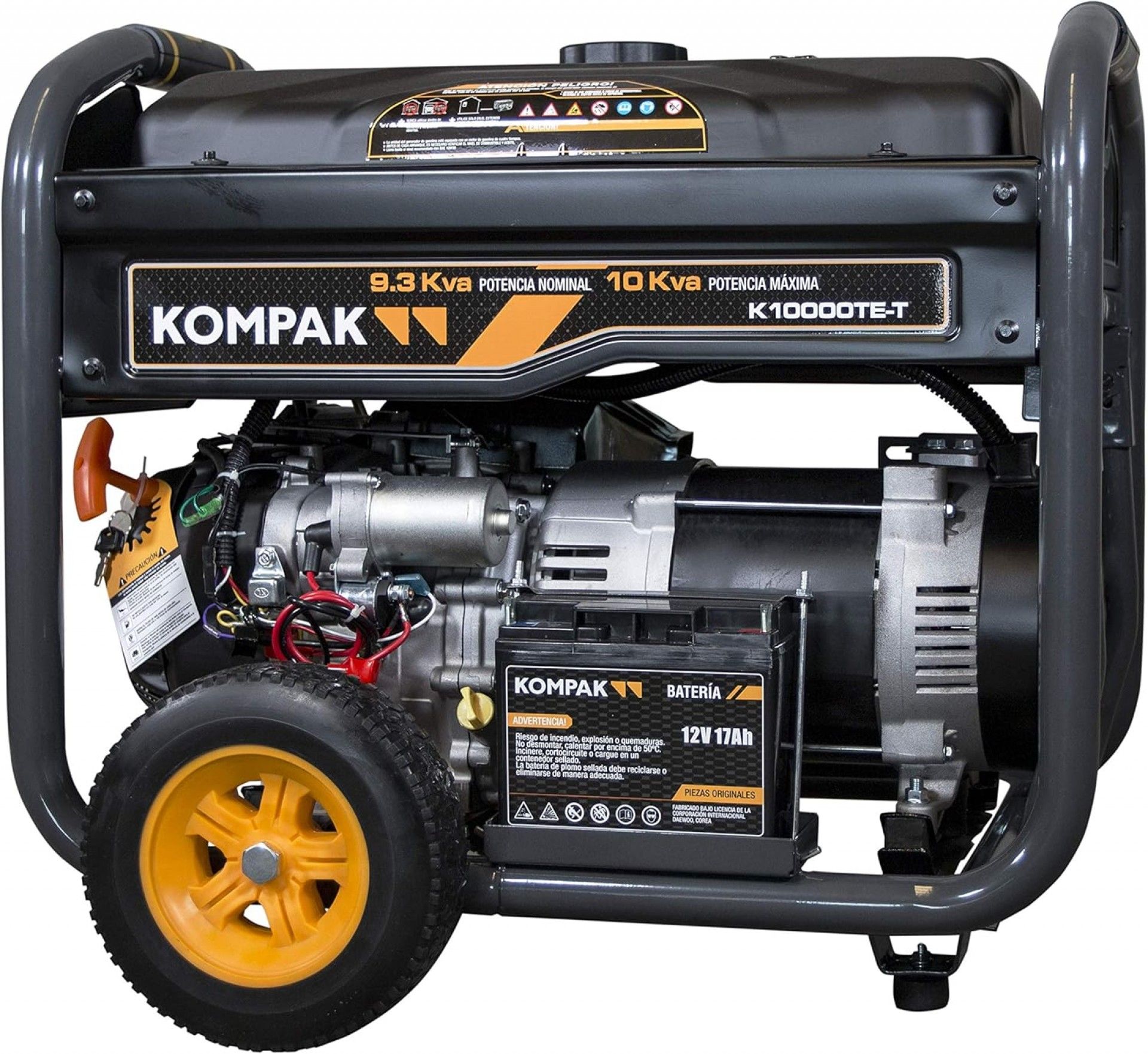 Gerador Gasolina trifásico10KvA refª KP-K10000TE-T Kompak