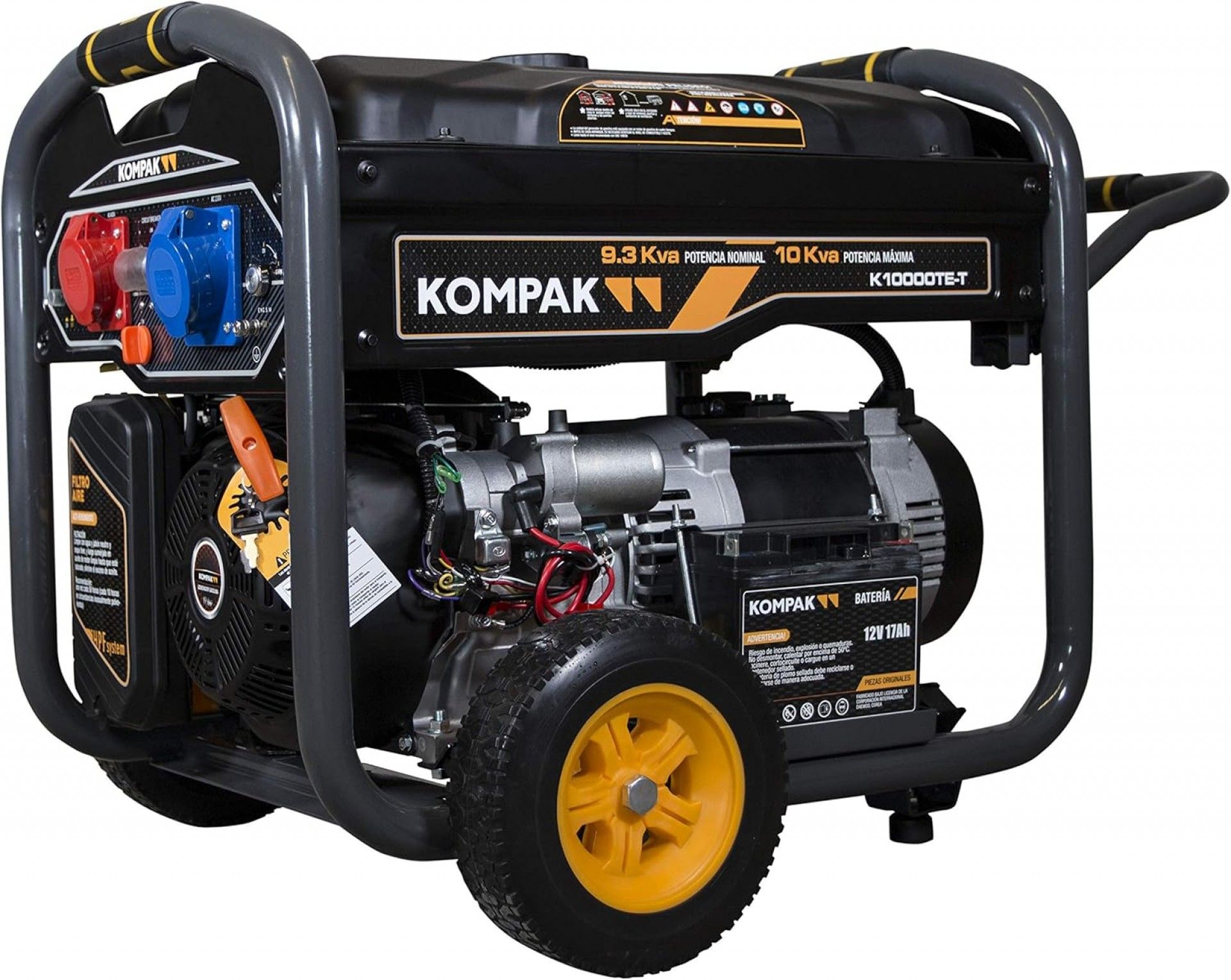Gerador Gasolina trifásico10KvA refª KP-K10000TE-T Kompak