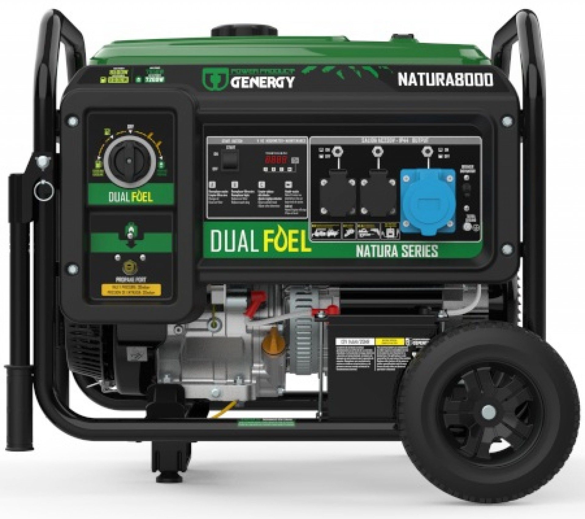 Gerador Gasolina-Propano NATURA 8000 8500W refª 15030 GENERGY