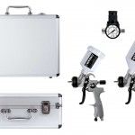 Kit Pistolas Gravidade Hvlp-II, 200/600ml 1.5 Hp c/mala ref WK501650 Werku