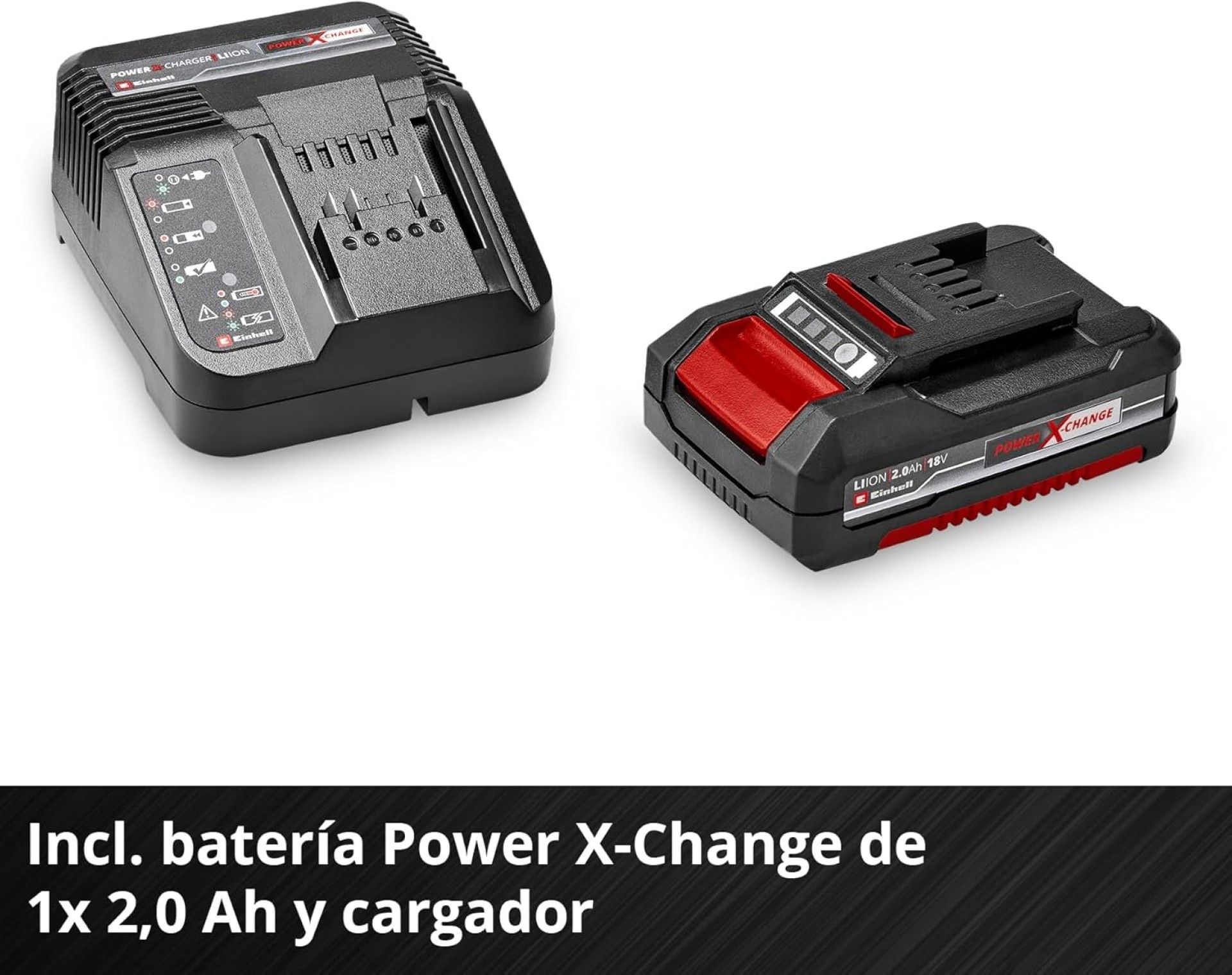 Conjunto Aparafusadora TE-CD 18/40 Li +64 acessórios + (1x2.0 Ah) refª 4514325 EINHELL