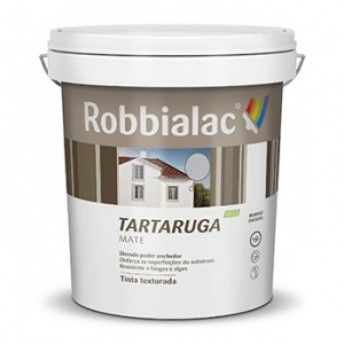 Tinta texturada Tartaruga Max mate branco 15L ref 217-0001 Robbialac