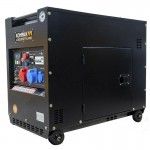 Gerador diesel silencioso mono/trifsico 8KvA ref KD8000SET-CAMOF Kompak