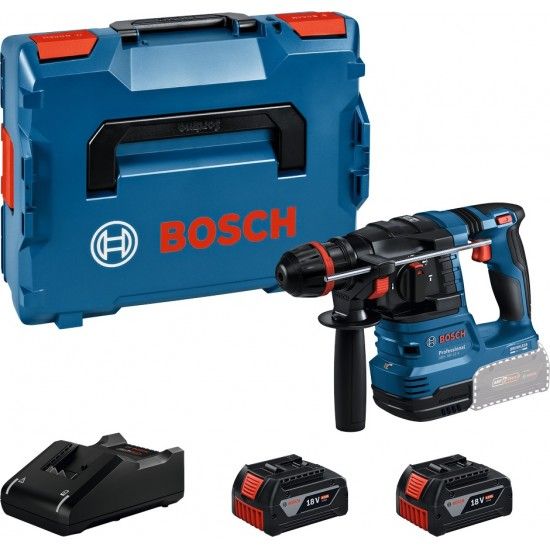 Martelo GBH 18V-22 X + 2 baterias 4.0Ah L-BOXX ref 0611924101 BOSCH