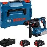 Martelo GBH 18V-22 X + 2 baterias 4.0Ah L-BOXX ref 0611924101 BOSCH