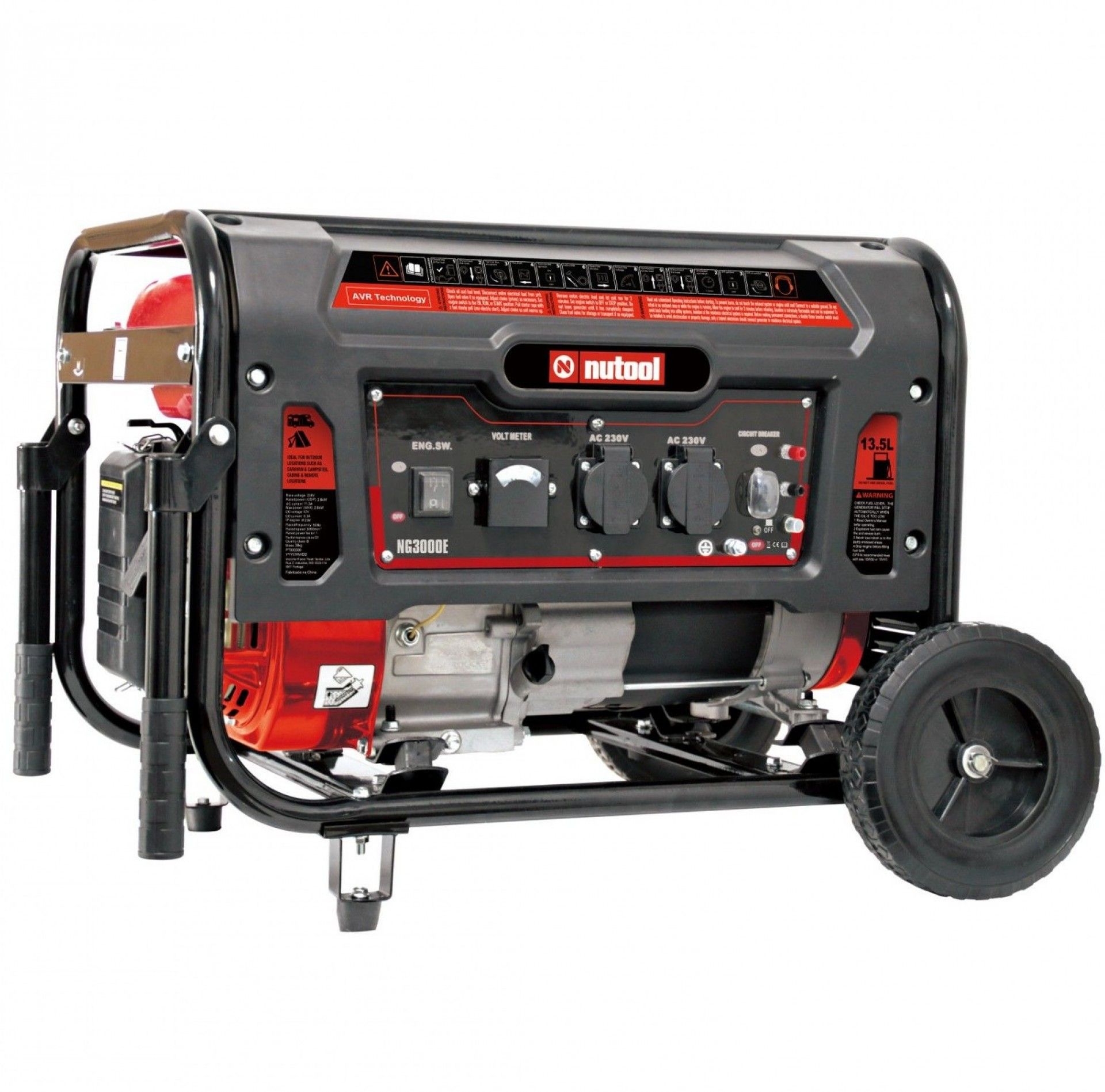 Gerador 3.0Kw AVR refª NG3000E NUTOOL