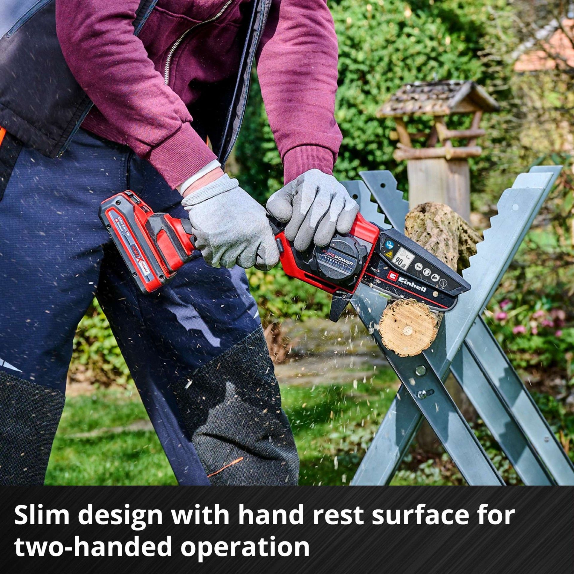 Serra de poda a bateria Serra podadora a bateria GE-PS 18/15 Li ? Kit com saco refª 4600043 Einhell