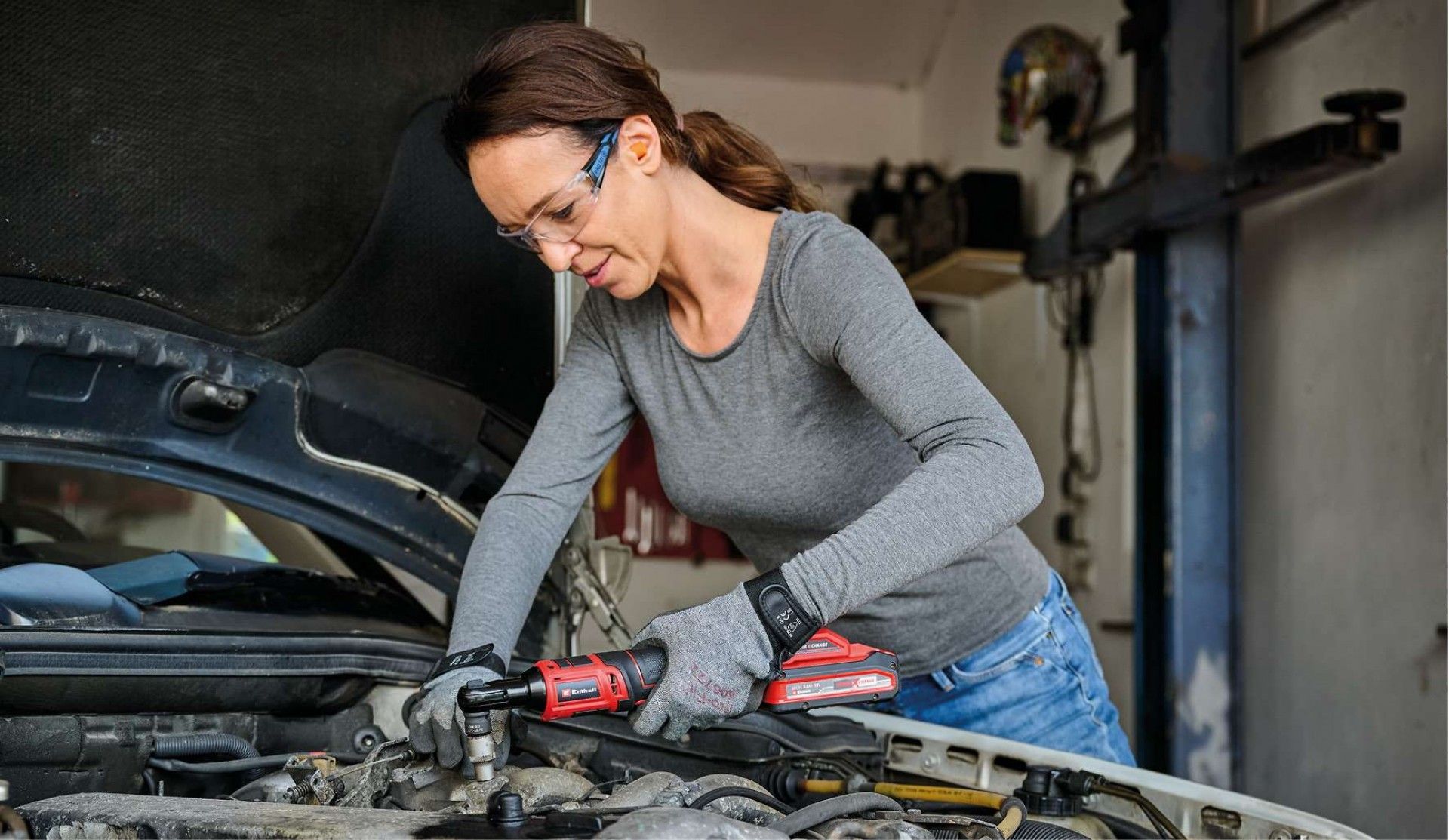 Chave de catraca a bateria Chave de catraca a bateria TE-RW 18/60 Li - Solo refª 4514320 Einhell