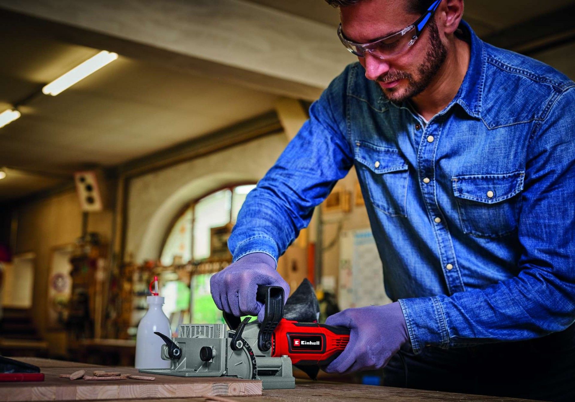 Tupia de cavilhas (biscuit jointer) TE-BJ 900 refª 4350640 Einhell