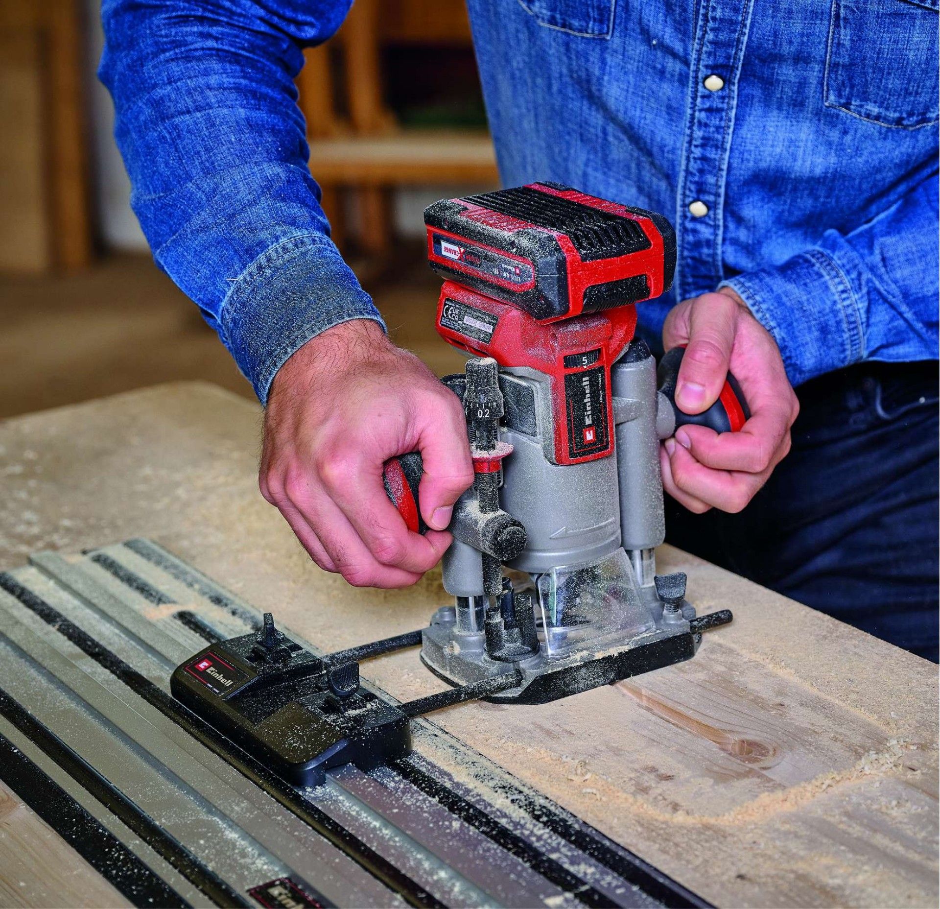 Adaptador para calha de guia para tupia refª 4350420 Einhell