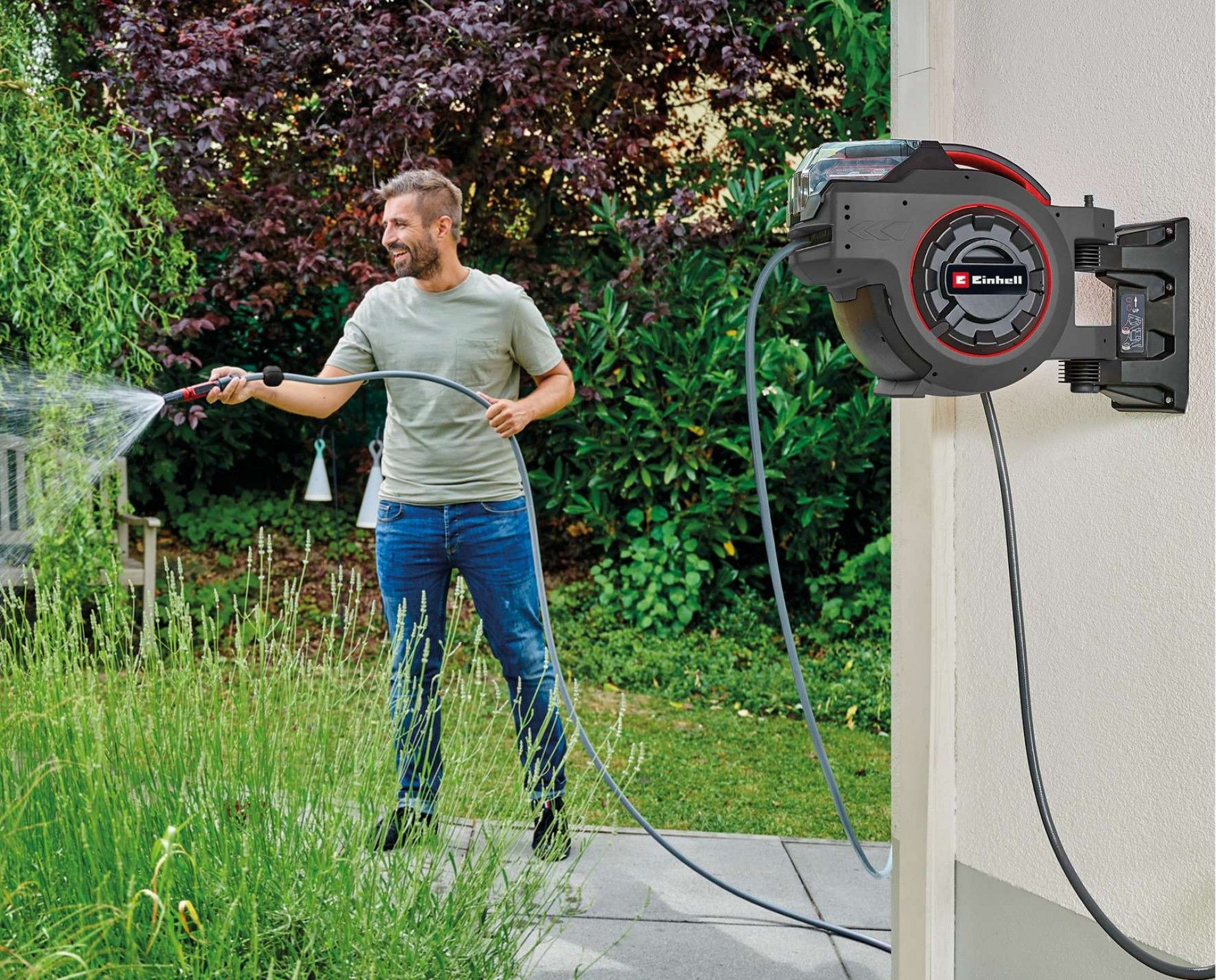 Enrolador de mangueira a bateria (água) GE-HR 18/30-1 Li-Solo ? Enrolador de mangueira a bateria (se