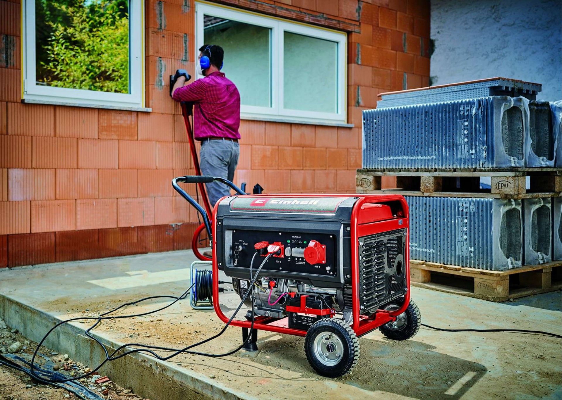 Gerador elétrico a gasolina TC-PG 65/E5 ? Gerador elétrico a gasolina refª 4152610 Einhell