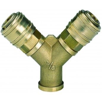 Distribuidor com 2 acoplamentos rpidos R3/8" ref 4139680 Einhell
