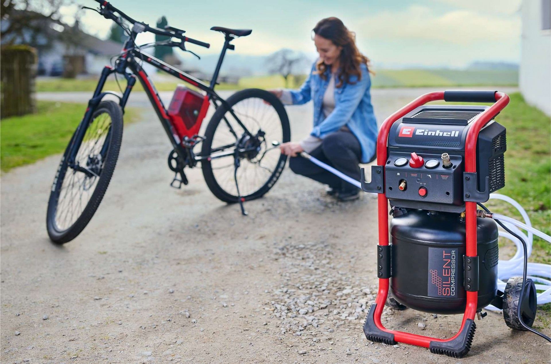 Compressor de ar TE-AC 240/24 Silent ? Compressor de ar silencioso refª 4010452 Einhell