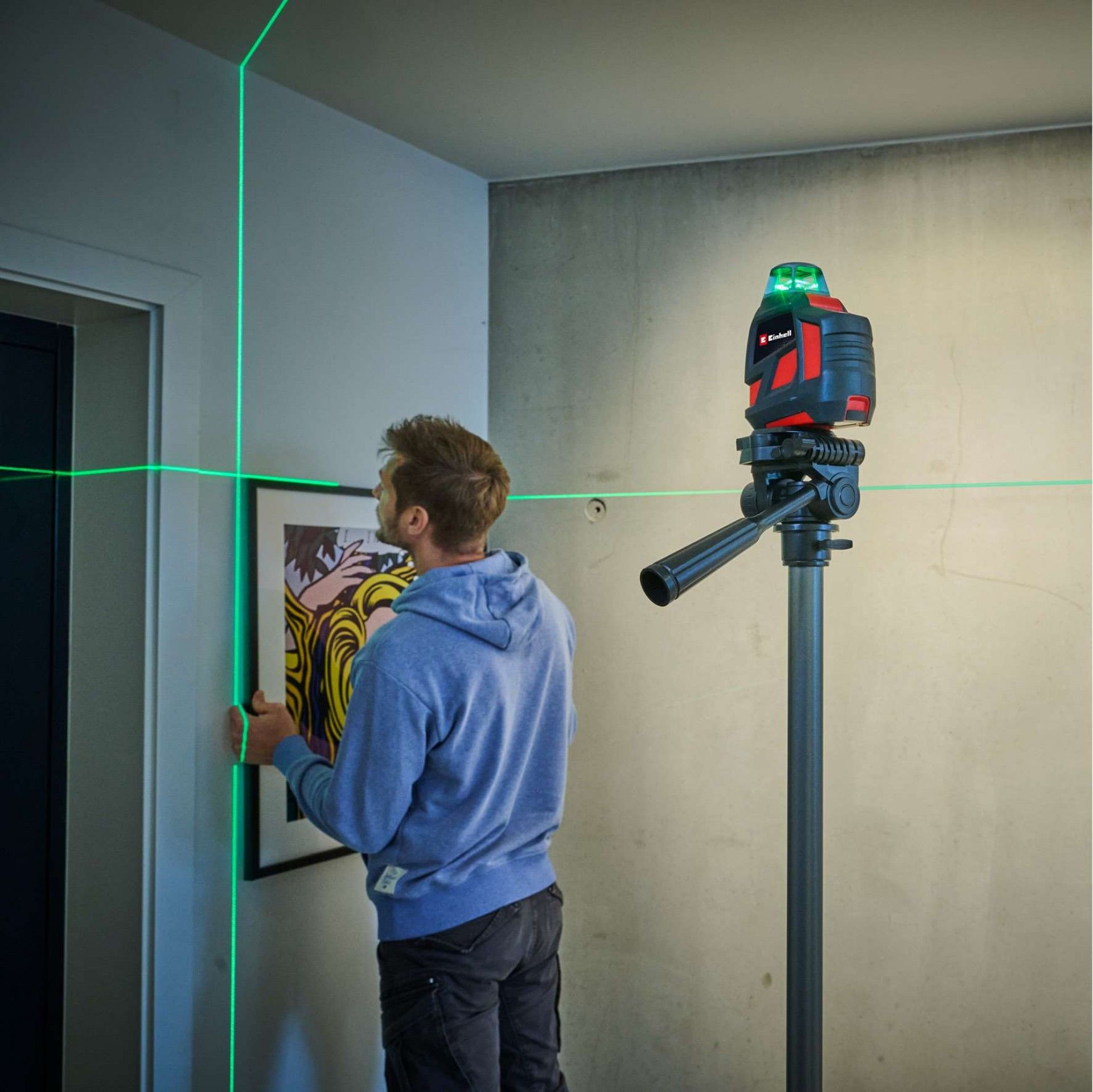 Tripé Adaptador de laser 1/4" refª 2270122 Einhell