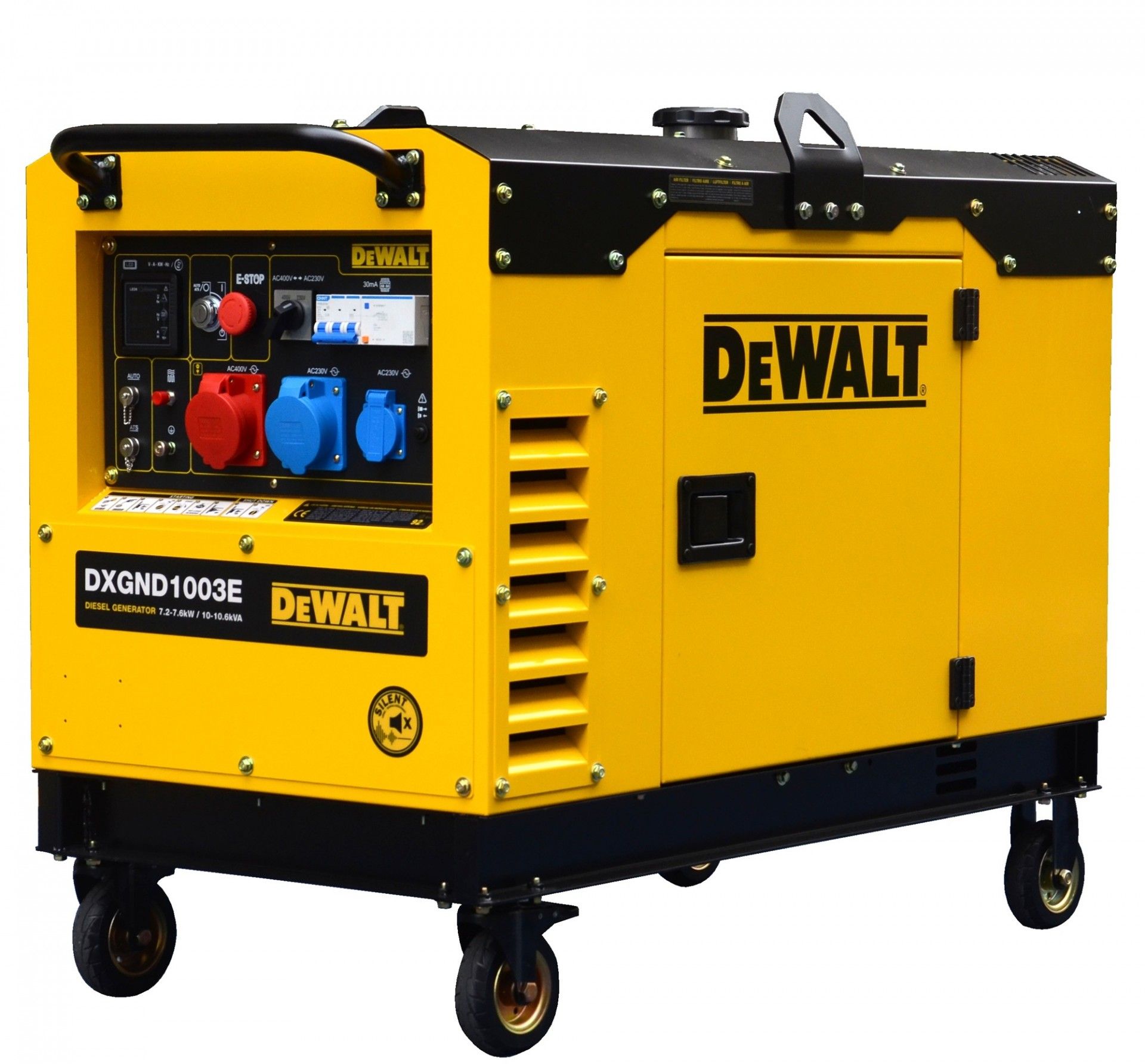 Gerador diesel 10.6Kva, 7.6Kw refª DXGND1003E DEWALT