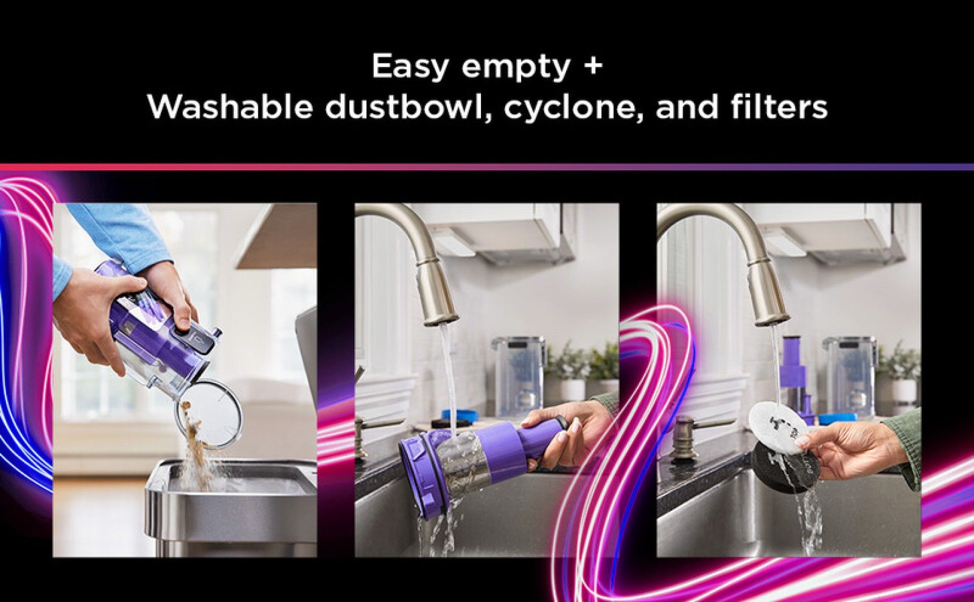 Aspirador de escova 2.0Ah 21,6V BL refª BHFEA640WG-QW Black Decker