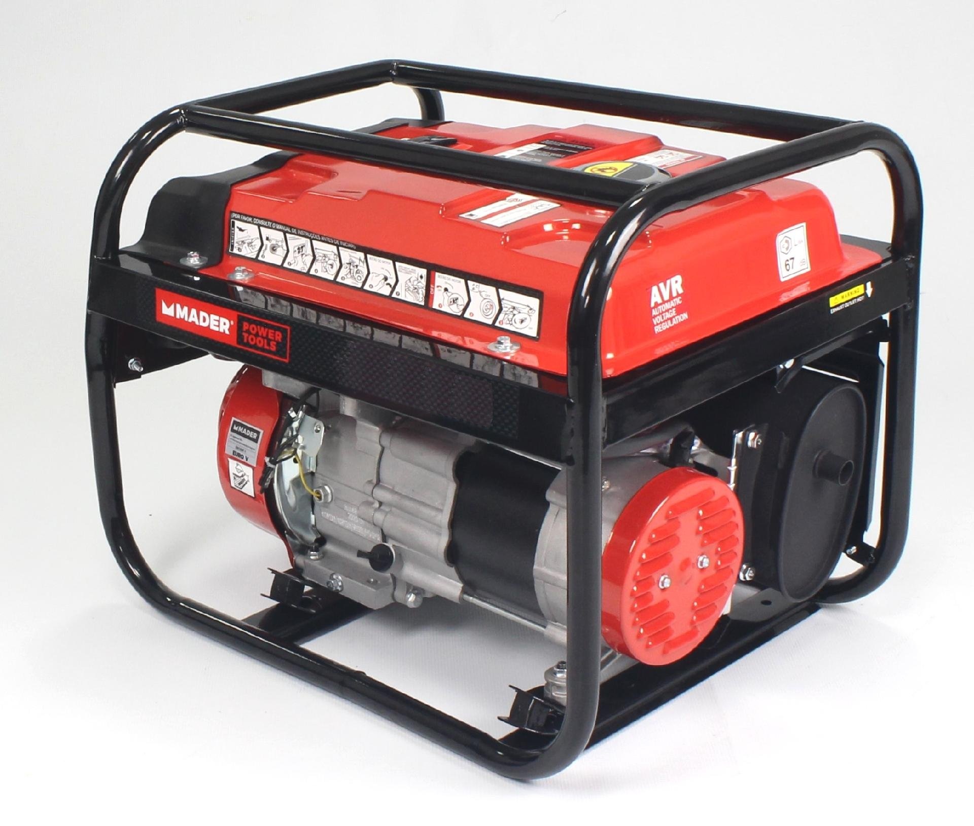 Gerador Monofásico, AVR, 2.2Kva, 15L refª 63609 MADER