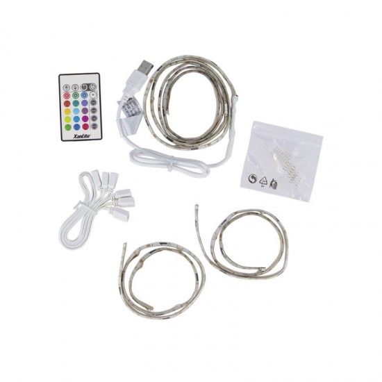 Fita led 2m RGB ref EG-LSBKTVRVB XANLITE