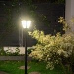 Candeeiro de pé exterior 112cm 40W IP44 E27 refª EG-LANE40NRET XANLITE Candeeiro de pé exterior 112cm 40W IP44 E27 refª EG-LANE40NRET XANLITE