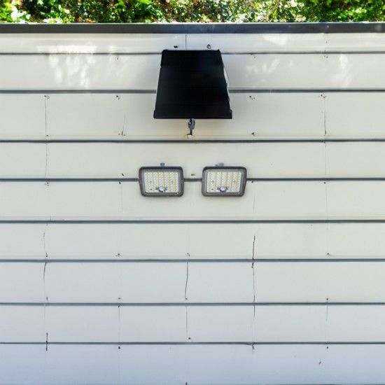 Kit 2 projetores + painel solar  ref PACK2PRS7WMCEE XANLITE