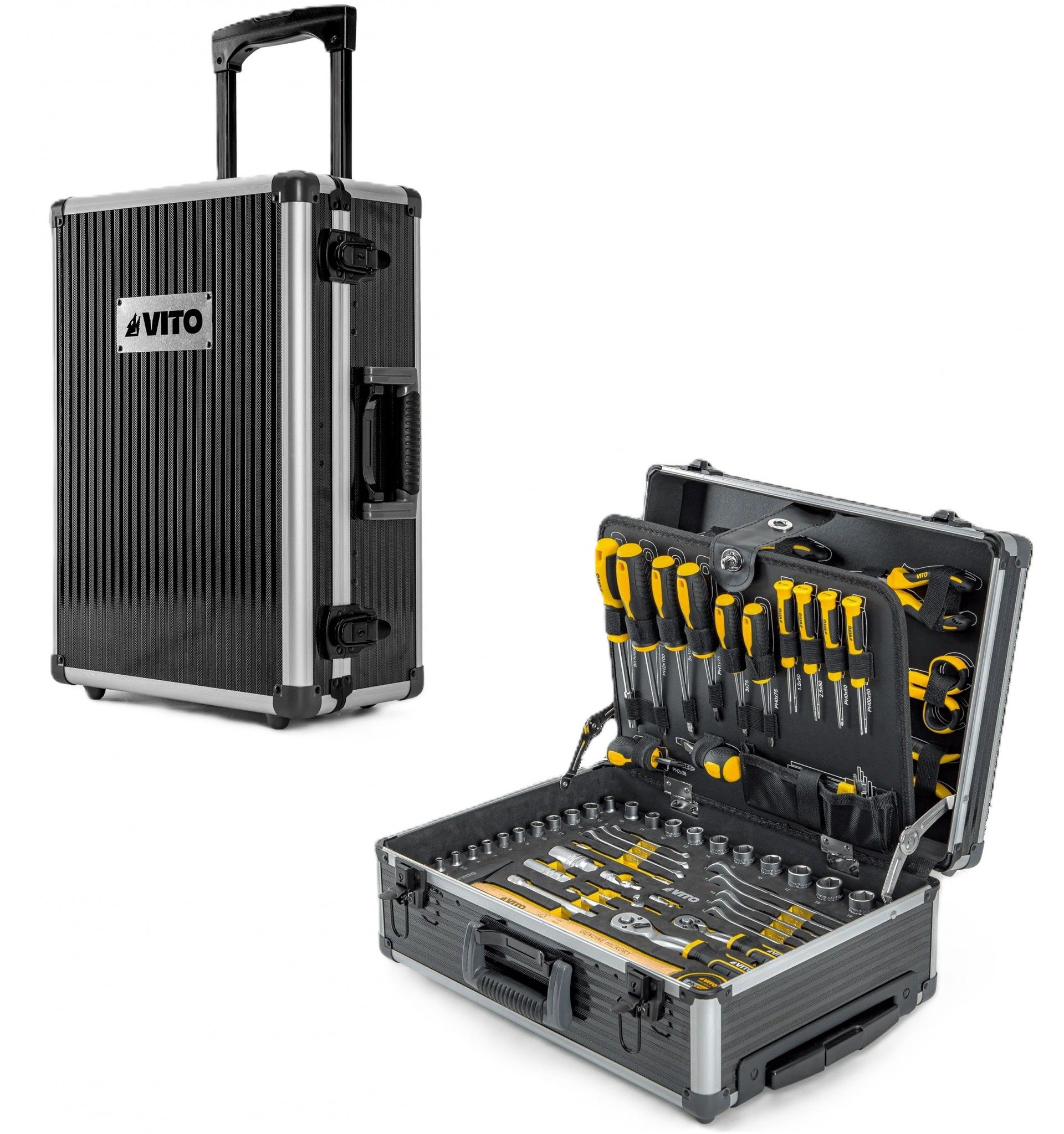 Mala troley c/ferramentas 137pç refª VIMTF137 VITO