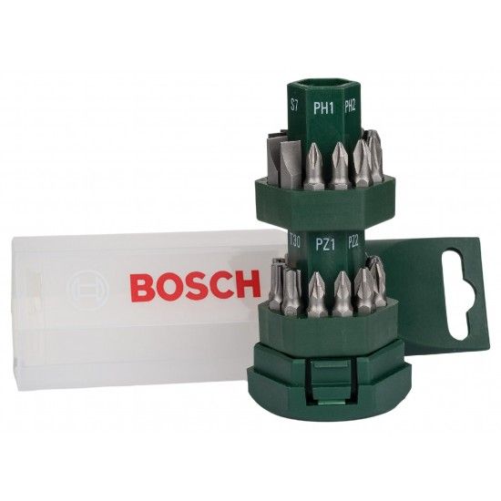 Kit Bits e porta-bits ¼ Big Bit 25pç refª 2607019503 BOSCH Kit Bits e porta-bits ¼ Big Bit 25pç refª 2607019503 BOSCH