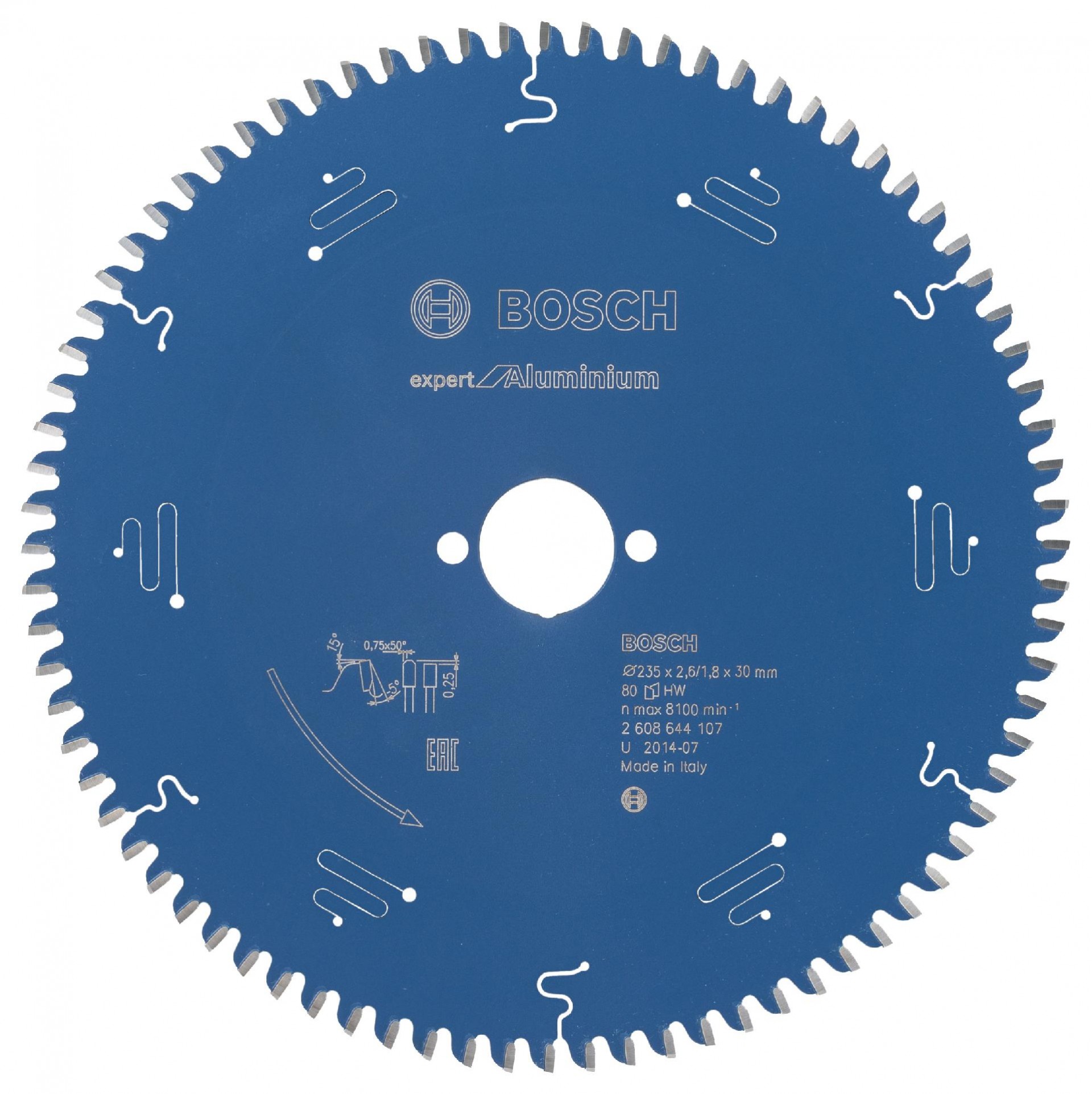 Disco Expert for Aluminium refª 2608644107 BOSCH