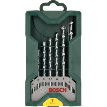 Kit brocas para pedra Mini X-Line 7pç refª 2607019581 Bosch Kit brocas para pedra Mini X-Line 7pç refª 2607019581 Bosch
