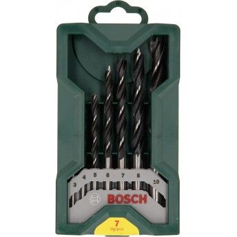 Kit brocas para madeira Mini X-Line 7pç refª 2607019580 Bosch Kit brocas para madeira Mini X-Line 7pç refª 2607019580 Bosch