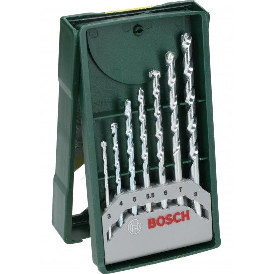 Kit brocas para pedra Mini X-Line  7p� ref� 2607019581 Bosch