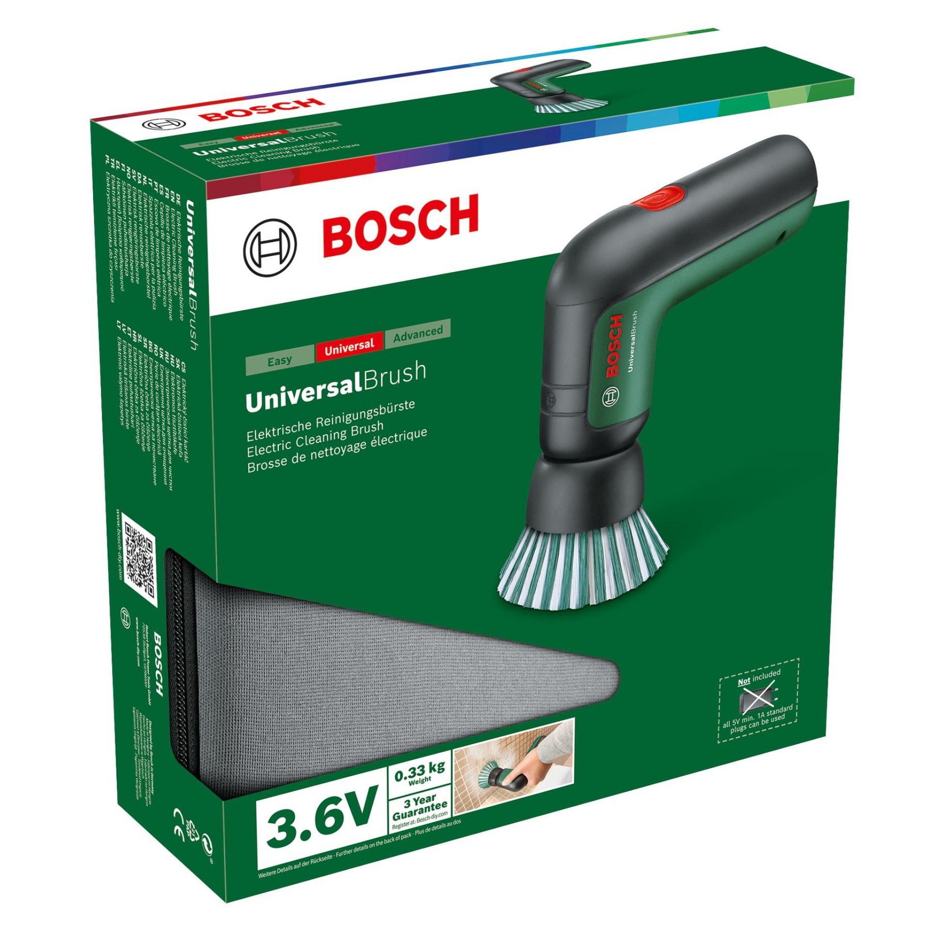 Escova de limpeza sem fio Conjunto UniversalBrush refª 06033E0002 BOSCH