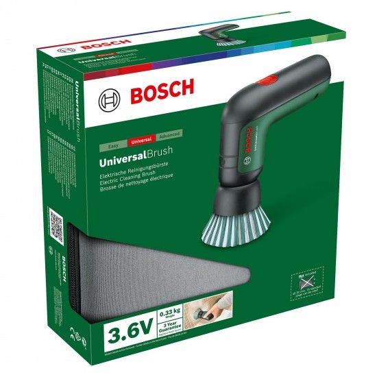 Escova de limpeza sem fio Conjunto UniversalBrush refª 06033E0002 BOSCH Escova de limpeza sem fio Conjunto UniversalBrush refª 06033E0002 BOSCH