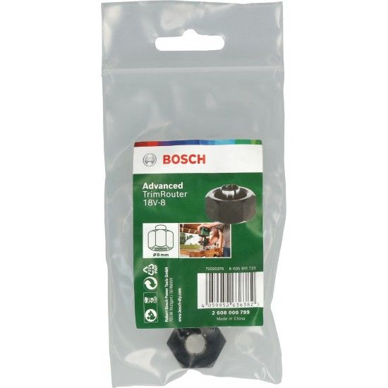 Pin�a de 8 mm para Advanced TrimRouter ref� 2608000799 BOSCH