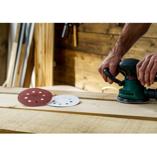 Discos p/lixadora �125mm G80/120/240 25p� ref� 2607019500 BOSCH