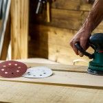 Discos p/lixadora �125mm G80/120/240 25p� ref� 2607019500 BOSCH