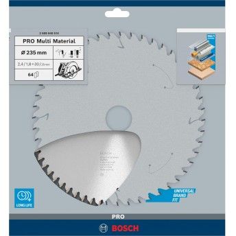 Disco PRO Multi Material, 235 x 2,4 x 30 mm ref� 2608640514 BOSCH