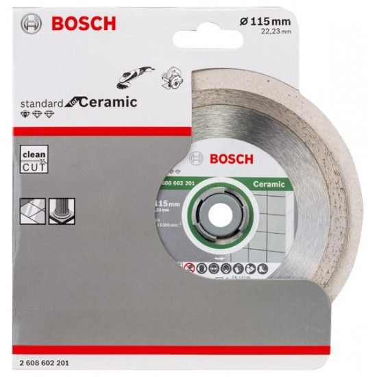 Disco de corte de diamante Standard for Ceramic ref� 2608602201 BOSCH