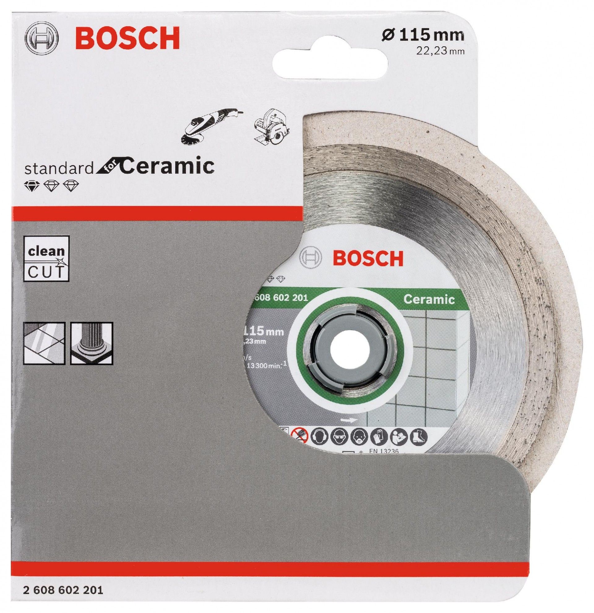Disco de corte de diamante Standard for Ceramic refª 2608602201 BOSCH