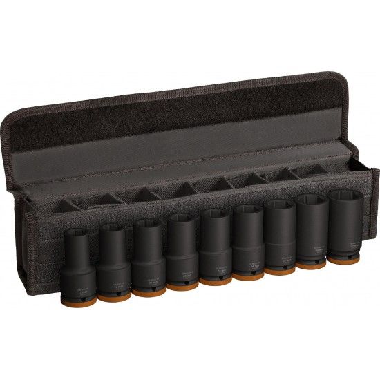 Pontas de aparafusar e chaves de caixa PRO Impact Socket Set, 3/4", profundas, 9 pe�as ref� 26080030