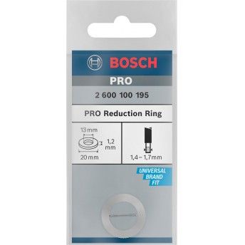 Anel de redu��o para l�mina de serra circular PRO, 20 x 1,2 x 13 mm ref� 2600100195 BOSCH
