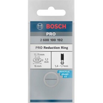 Anel de redu��o para l�mina de serra circular PRO, 16 x 1,2 x 12,75 mm ref� 2600100192 BOSCH