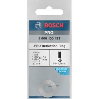 Anel de redu��o para l�mina de serra circular PRO, 20 x 1,2 x 10 mm ref� 2600100193 BOSCH